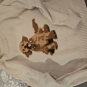 Puppy Dog Sweater, large, Hazel Moon